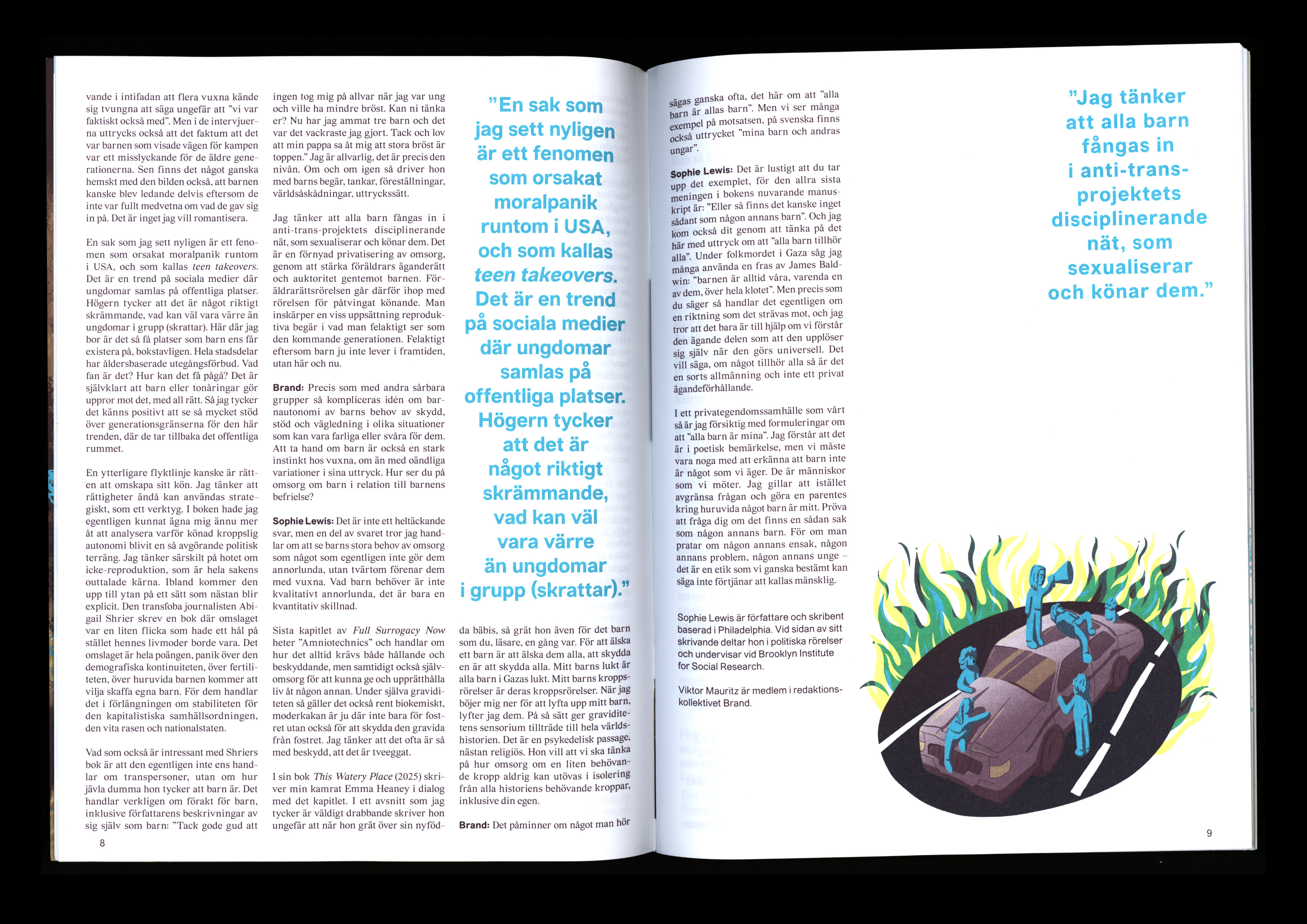 scan of the printed publication with the second illustration in a corner.