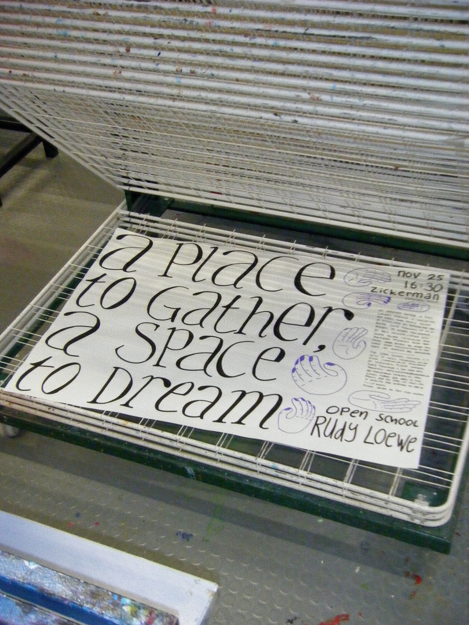 second poster from the talk, the title is much bigger and aligned to the right.