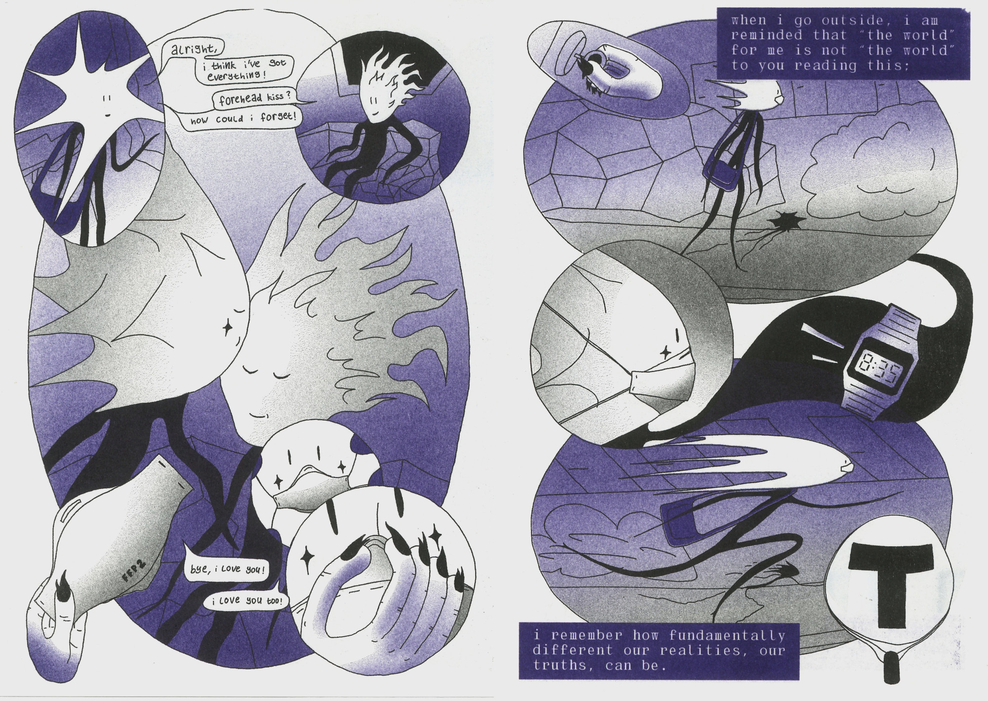 the main character is getting ready and says 